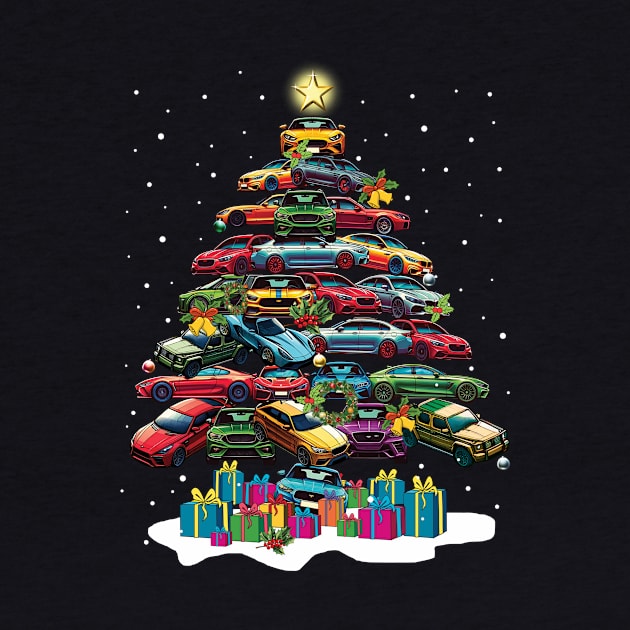 Car Christmas Tree by Schoenberger Willard